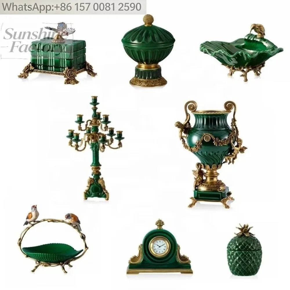 【Hit Product】Luxury Retro Emerald Tone Ceramic Candlestick European Style Household Decor Vase
【Hit Product】Luxury Retro Emerald Tone Ceramic Candlestick European Style Household Decor Vase