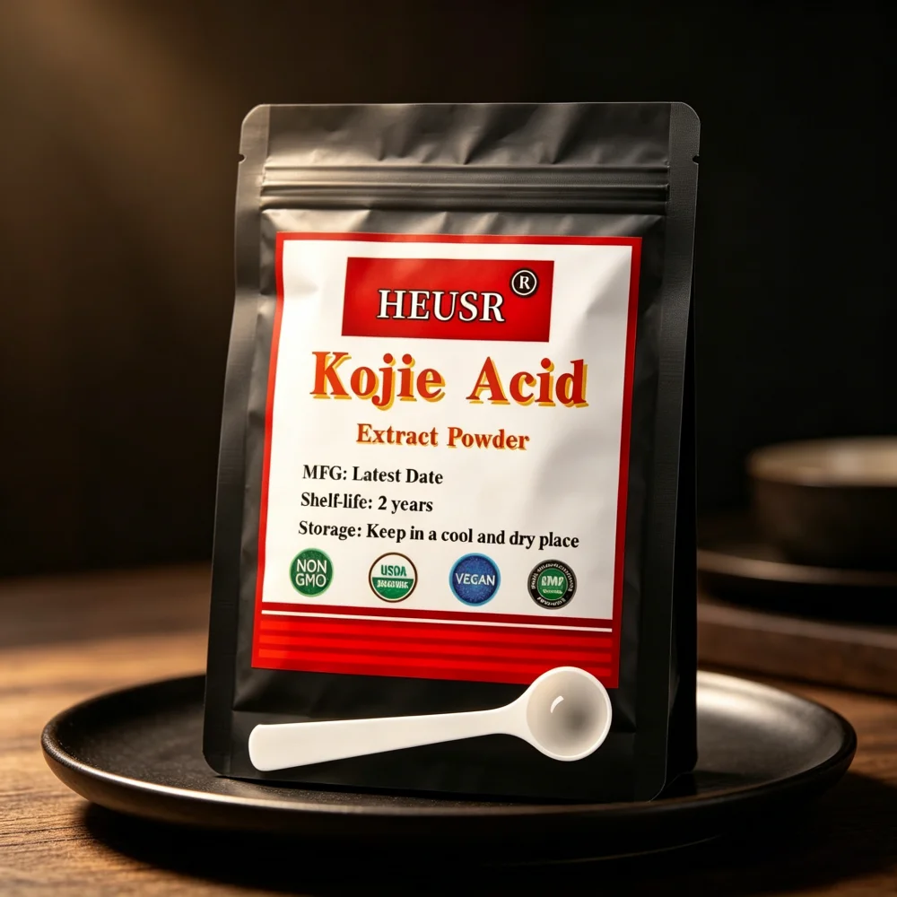 Hot Supply 99% Kojic Acid Powder Cosmetic Raw Material for Skin Whitening
Hot Supply 99% Kojic Acid Powder Cosmetic Raw Material for Skin Whitening