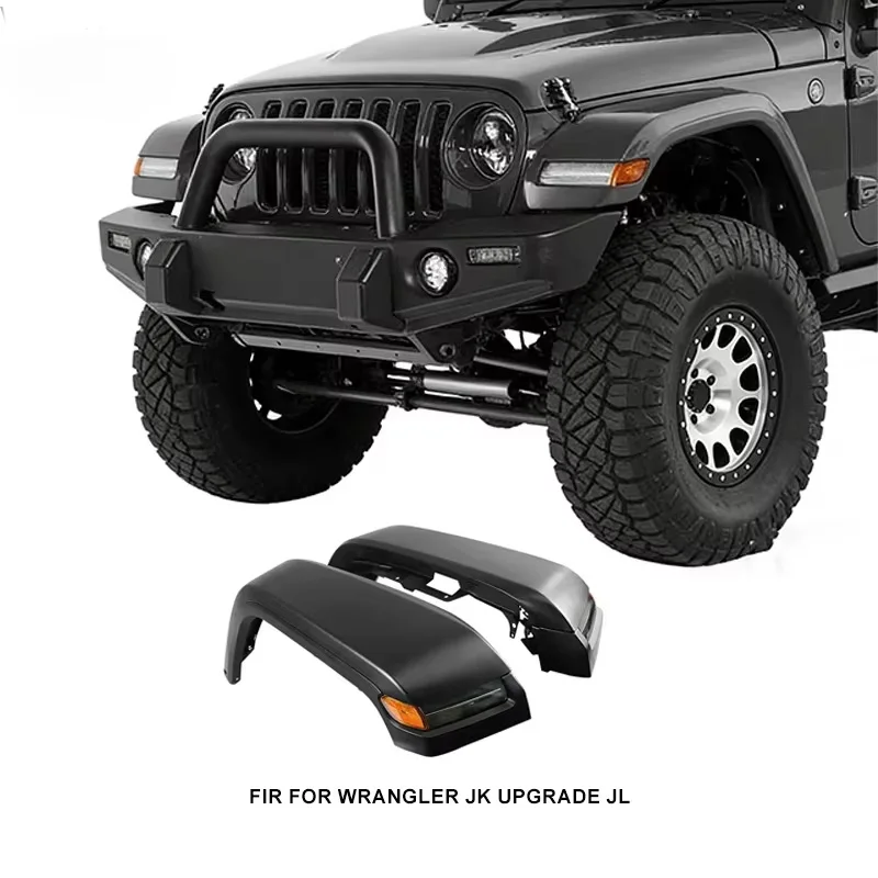 For Jeep Wrangle JK 2007-2018 4x4 Exterior Accessories JK to JL Fender Flare upgrade Front Fender Flare Wheel Arch With LED
For Jeep Wrangle JK 2007-2018 4x4 Exterior Accessories JK to JL Fender Flare upgrade Front Fender Flare Wheel Arch With LED