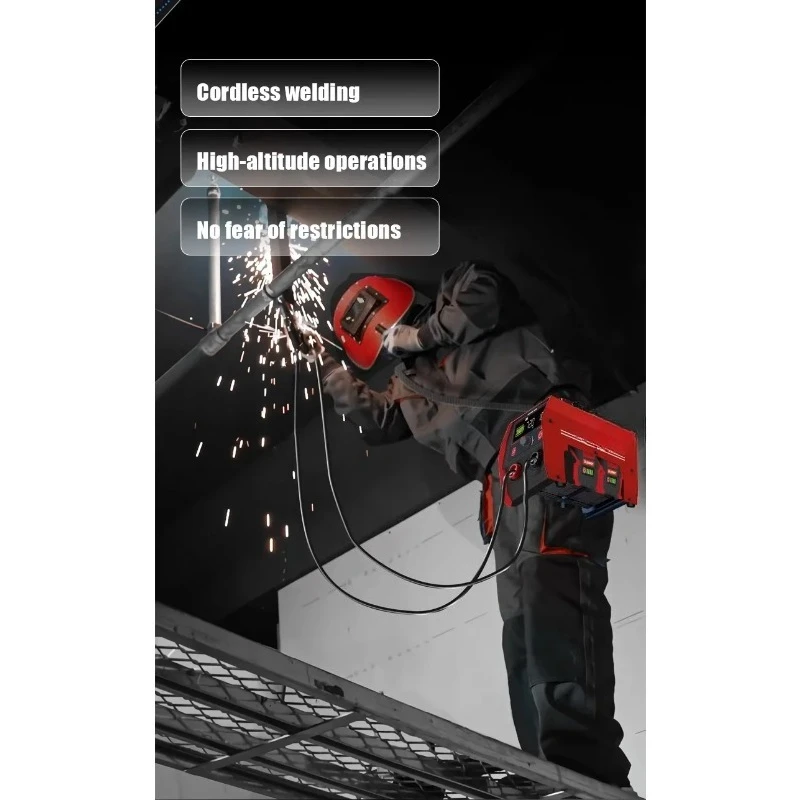 Battery Powered Welder with Replaceable Battery Pack 100A 240Wh Lithium
Battery Powered Welder with Replaceable Battery Pack 100A 240Wh Lithium