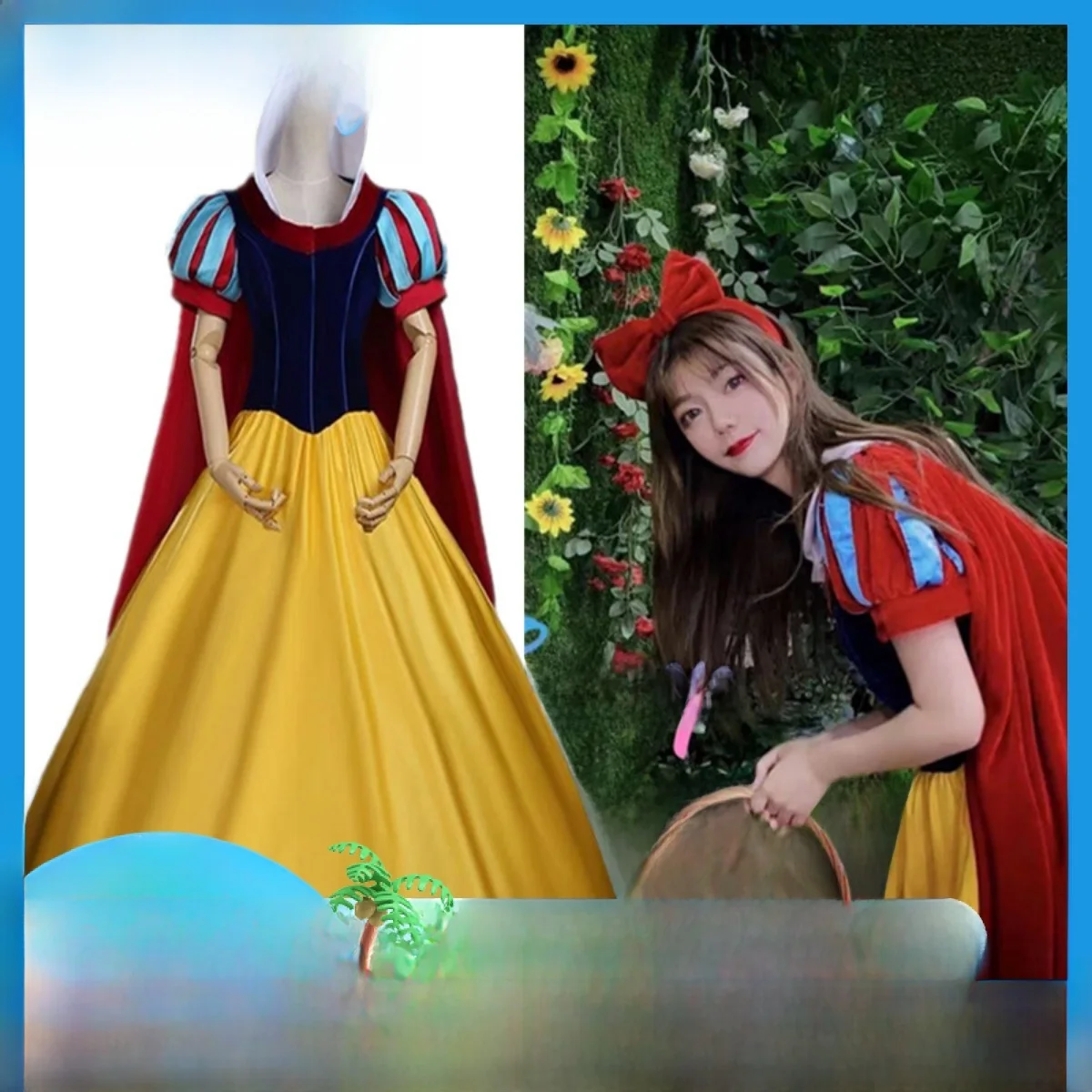Adult Snow White Dress Stage Performance Fairy Tale Queen Halloween Cosplay Yearly Meeting Costume Women's Traditional Clothing
Adult Snow White Dress Stage Performance Fairy Tale Queen Halloween Cosplay Yearly Meeting Costume Women's Traditional Clothing