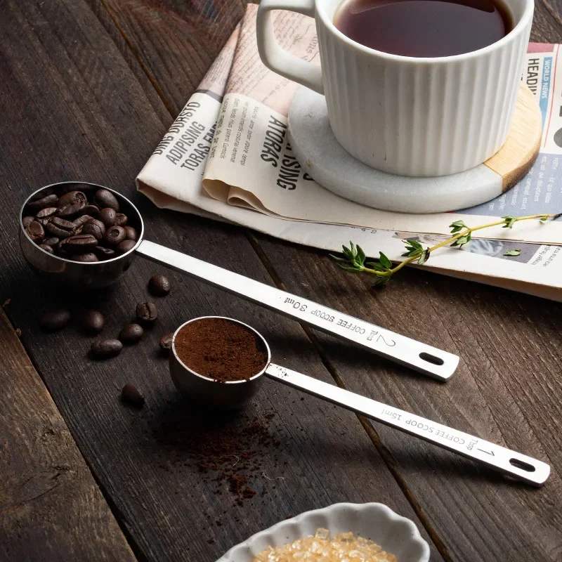 Stainless Steel Coffee Scoop 15/30ml Long Handle Measuring Spoon for Coffee Tea Accessories Measuring Spoons
Stainless Steel Coffee Scoop 15/30ml Long Handle Measuring Spoon for Coffee Tea Accessories Measuring Spoons