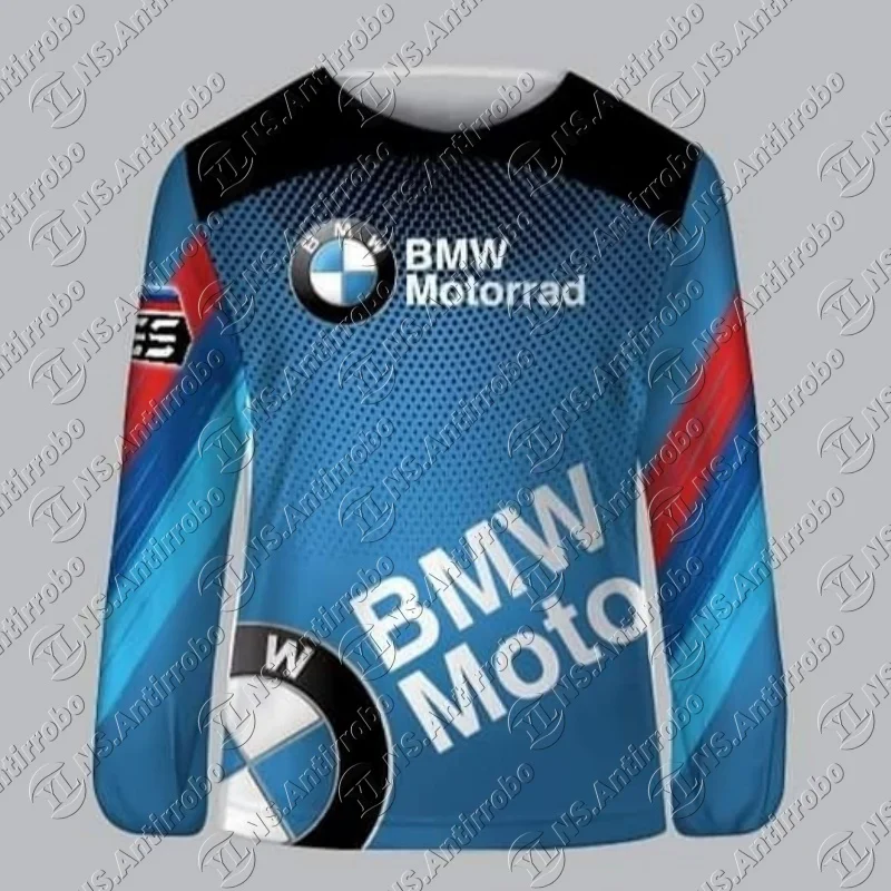 BMW мотоциклетный новый гоночный костюм, летний мужской и женский велосипедный костюм, дышащая, быстросохнущая, впитывающая пот спортивная футболка
BMW мотоциклетный новый гоночный костюм, летний мужской и женский велосипедный костюм, дышащая, быстросохнущая, впитывающая пот спортивная футболка