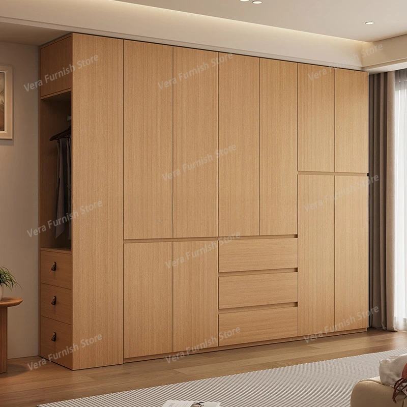 Simple Multi-functional Wardrobes Oak Solid Wood Bedroom Home Living Room Cabinets Finished Storage Furniture Armoire JT40W
Simple Multi-functional Wardrobes Oak Solid Wood Bedroom Home Living Room Cabinets Finished Storage Furniture Armoire JT40W