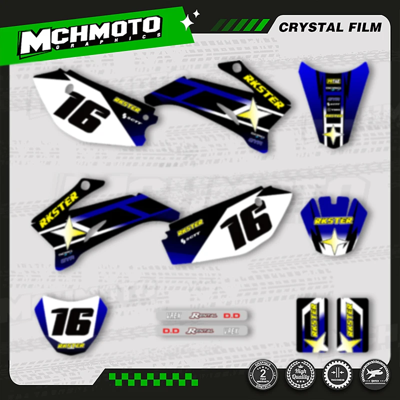 MCHMFG Motorcycle Graphics Background Decal Adhesive Stickers Kits For YAMAHA TTR110 2008-2021 Number Name Custom
MCHMFG Motorcycle Graphics Background Decal Adhesive Stickers Kits For YAMAHA TTR110 2008-2021 Number Name Custom