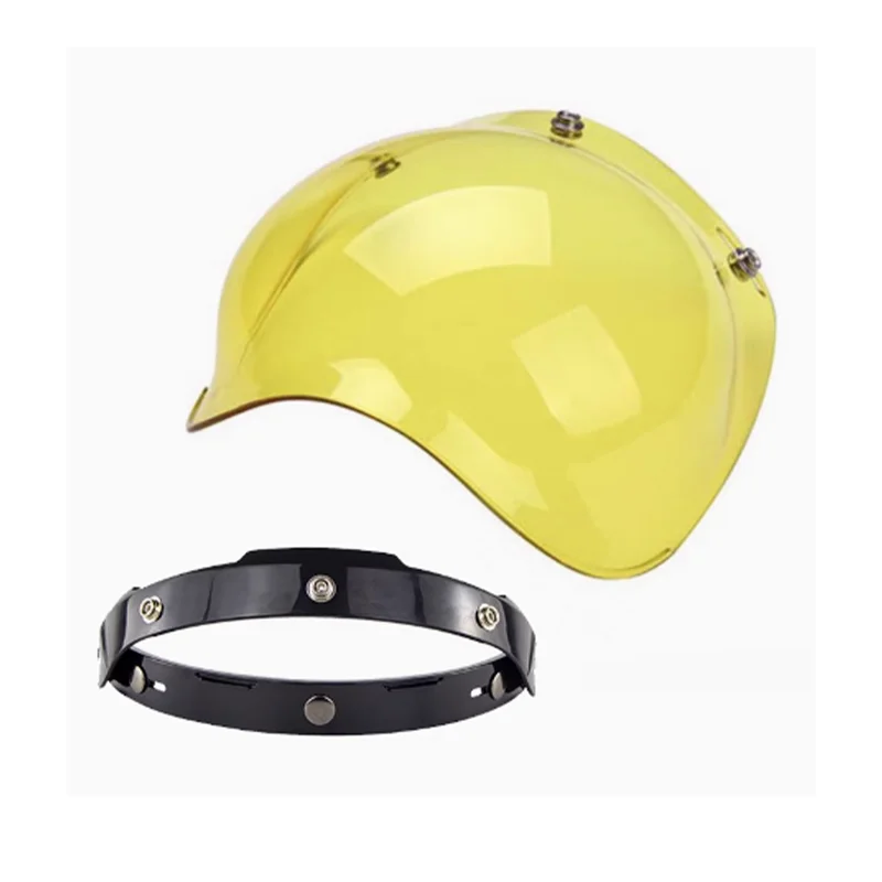 KEAZ Motorcycle Helmet Bubble Visor Retro three-button Universal Windshield Sunscreen Lens with Frame Mask Goggle
KEAZ Motorcycle Helmet Bubble Visor Retro three-button Universal Windshield Sunscreen Lens with Frame Mask Goggle