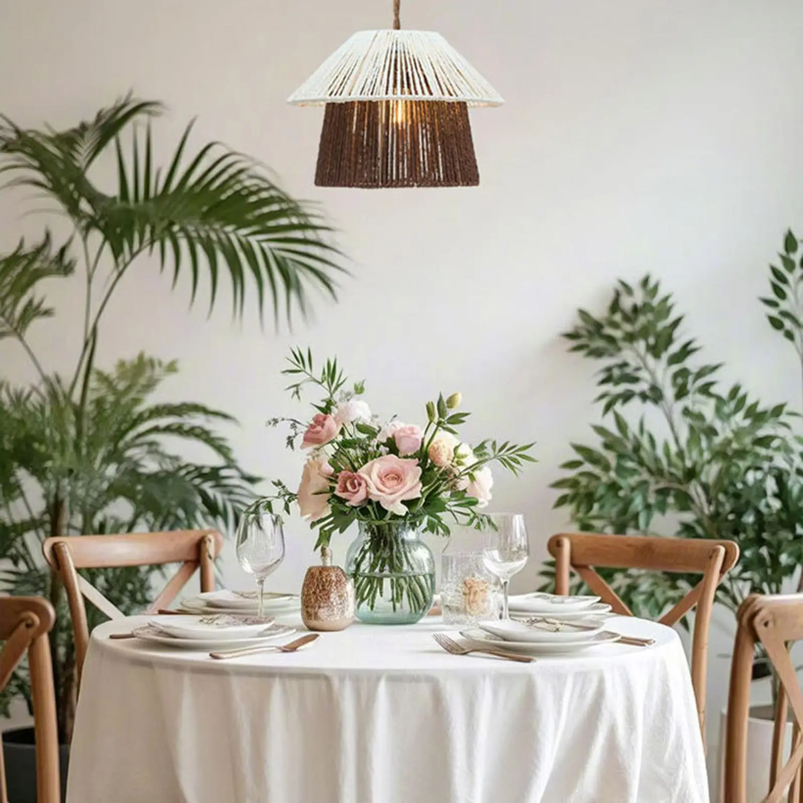 Woven Pendant Lamp Shade Decoration Accessories Pendant Decoration for Kitchen Island Living Room Dining Room Restaurant Hallway
Woven Pendant Lamp Shade Decoration Accessories Pendant Decoration for Kitchen Island Living Room Dining Room Restaurant Hallway