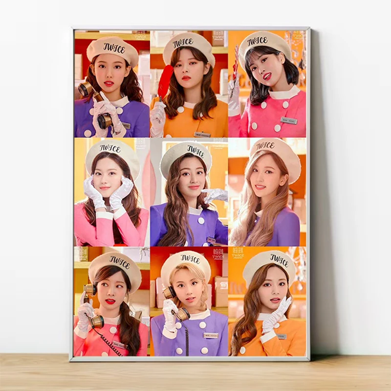 Posters for Wall Decoration Painting TWICE Kpop Large Paintings Modern Living Room Decoration Home Decorations Cute Room Decor
Posters for Wall Decoration Painting TWICE Kpop Large Paintings Modern Living Room Decoration Home Decorations Cute Room Decor