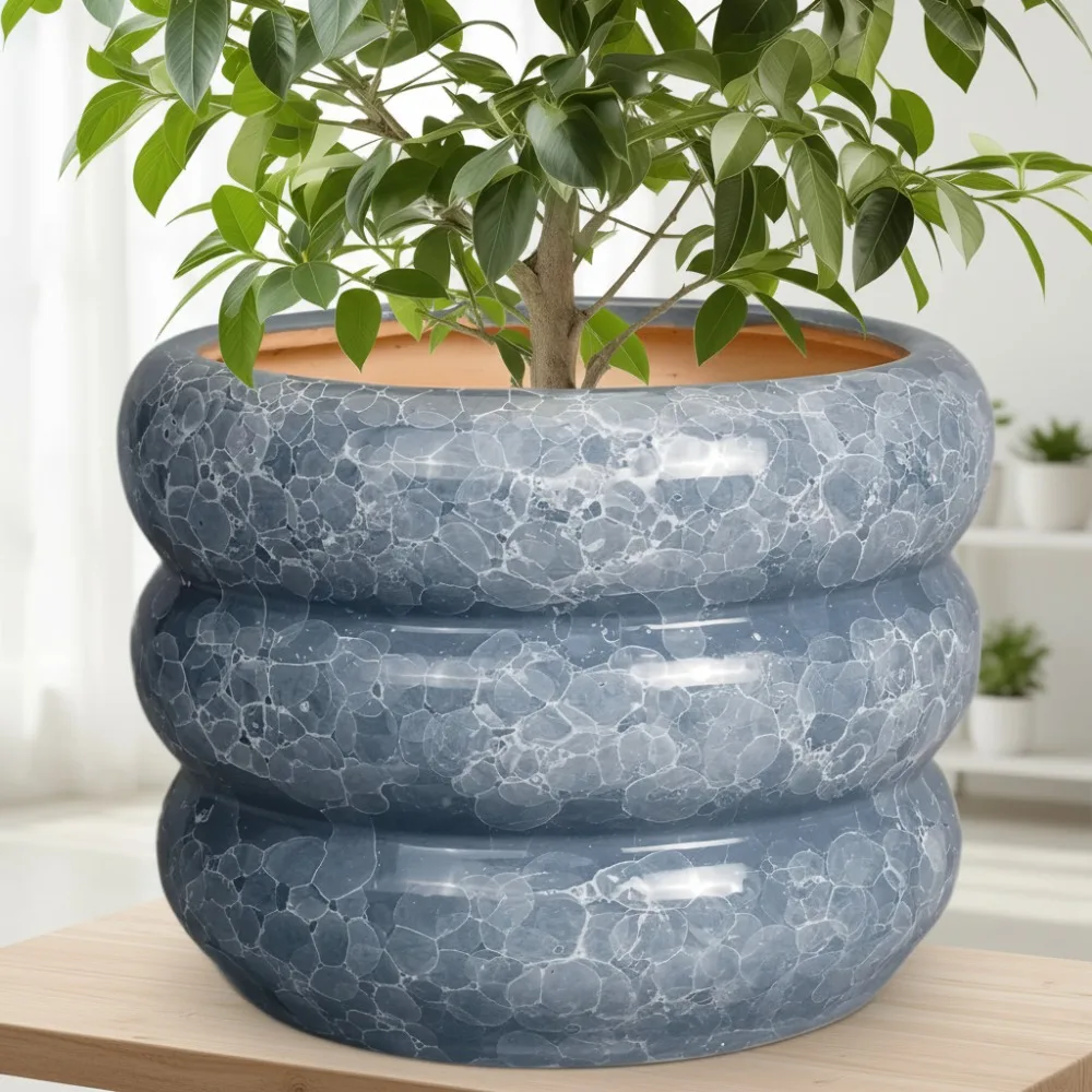 10 Inch Ceramic Planter with Drainage Hole - Modern Gray Flower Pot for Indoor Outdoor Plants Home Decor
10 Inch Ceramic Planter with Drainage Hole - Modern Gray Flower Pot for Indoor Outdoor Plants Home Decor