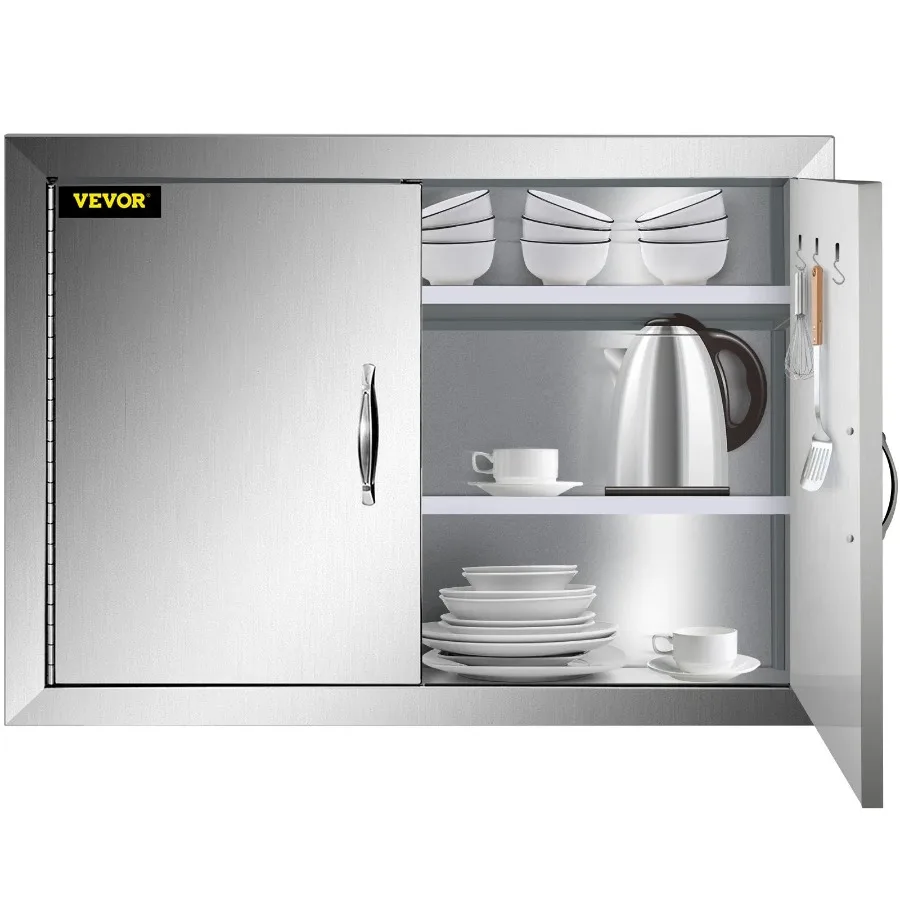 BBQ Double Access Door 31W x 24H Inch Stainless Steel Wall Construction Vertical Outdoor Kitchen Door for BBQ Island Grilling S
BBQ Double Access Door 31W x 24H Inch Stainless Steel Wall Construction Vertical Outdoor Kitchen Door for BBQ Island Grilling S