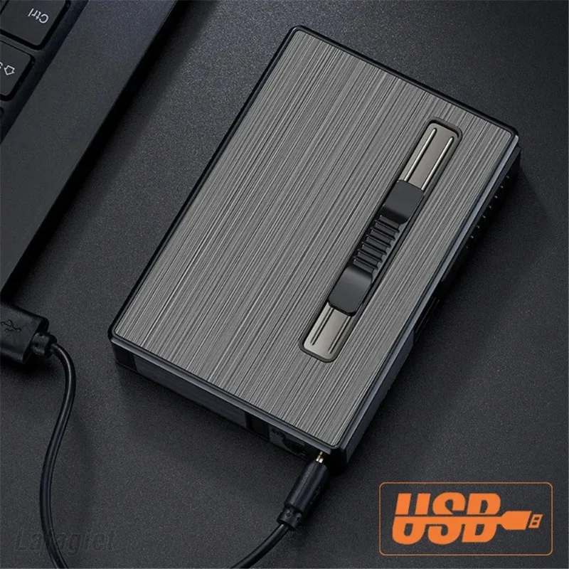 2026 Portable Cigarette Case With Jet Flame USB Metal Coil Lighter Holds 20pcs 100mm Cigarettes Tobacco Box Smoking Gadgets
2026 Portable Cigarette Case With Jet Flame USB Metal Coil Lighter Holds 20pcs 100mm Cigarettes Tobacco Box Smoking Gadgets