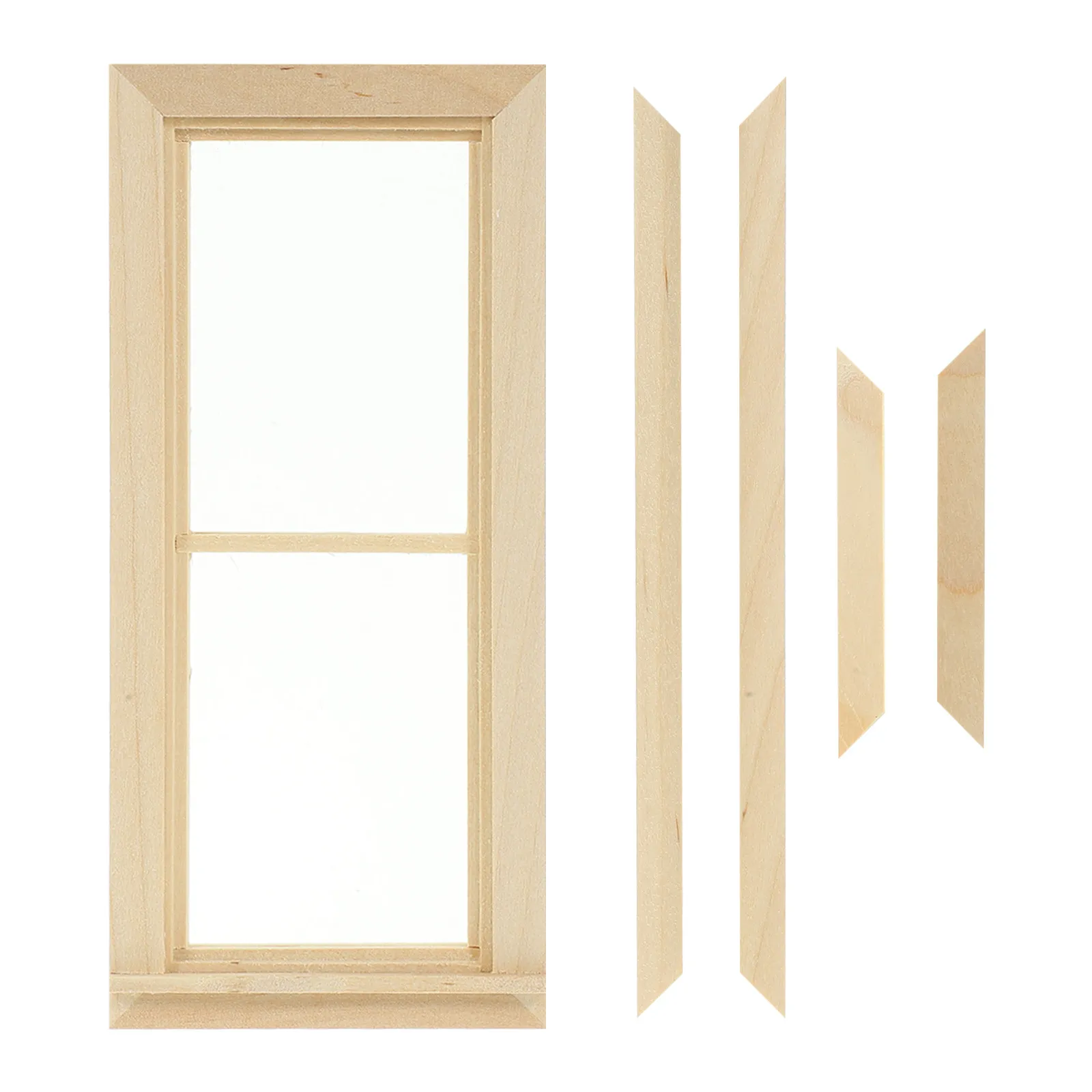 Tiny Wooden Window for Dollhouse Mini Decor Blank Paintable Surface Wear Resistant Smooth Edge Realistic Mini House Prop Garden
Tiny Wooden Window for Dollhouse Mini Decor Blank Paintable Surface Wear Resistant Smooth Edge Realistic Mini House Prop Garden