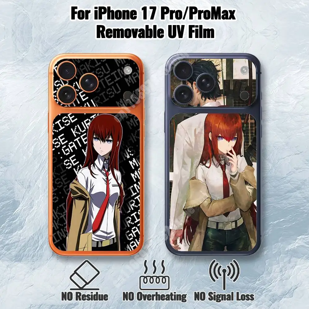 S-Steins Gate-S Makise Kurisu Removable UV Film for iPhone 17 Pro 17 ProMax Protective Sticker
S-Steins Gate-S Makise Kurisu Removable UV Film for iPhone 17 Pro 17 ProMax Protective Sticker