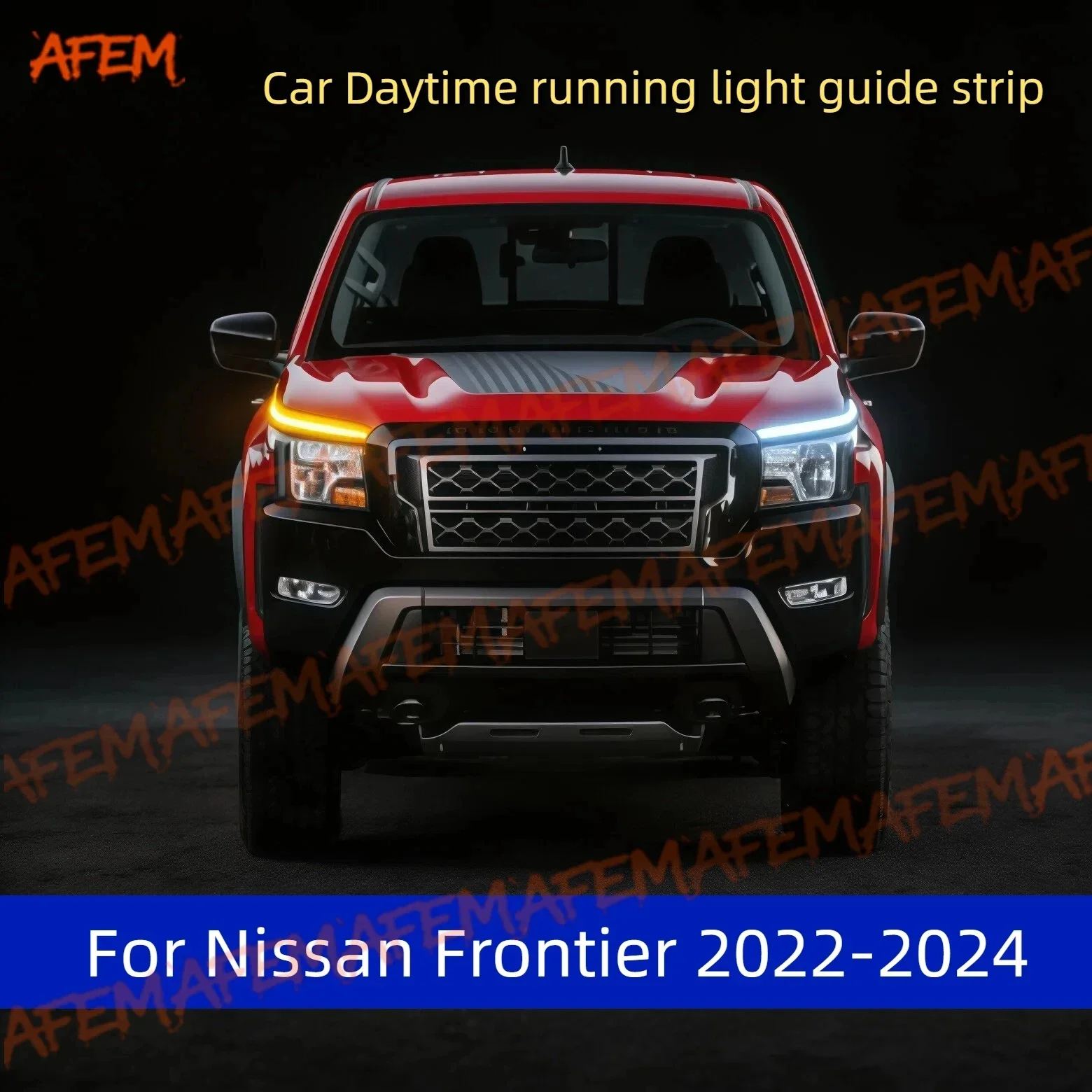 Car DRL Daytime Running Light Start Scan Style Sequential Flowing Turn Signal Light Ultra-Thin LED For Nissan Frontier 2022-2024
Car DRL Daytime Running Light Start Scan Style Sequential Flowing Turn Signal Light Ultra-Thin LED For Nissan Frontier 2022-2024