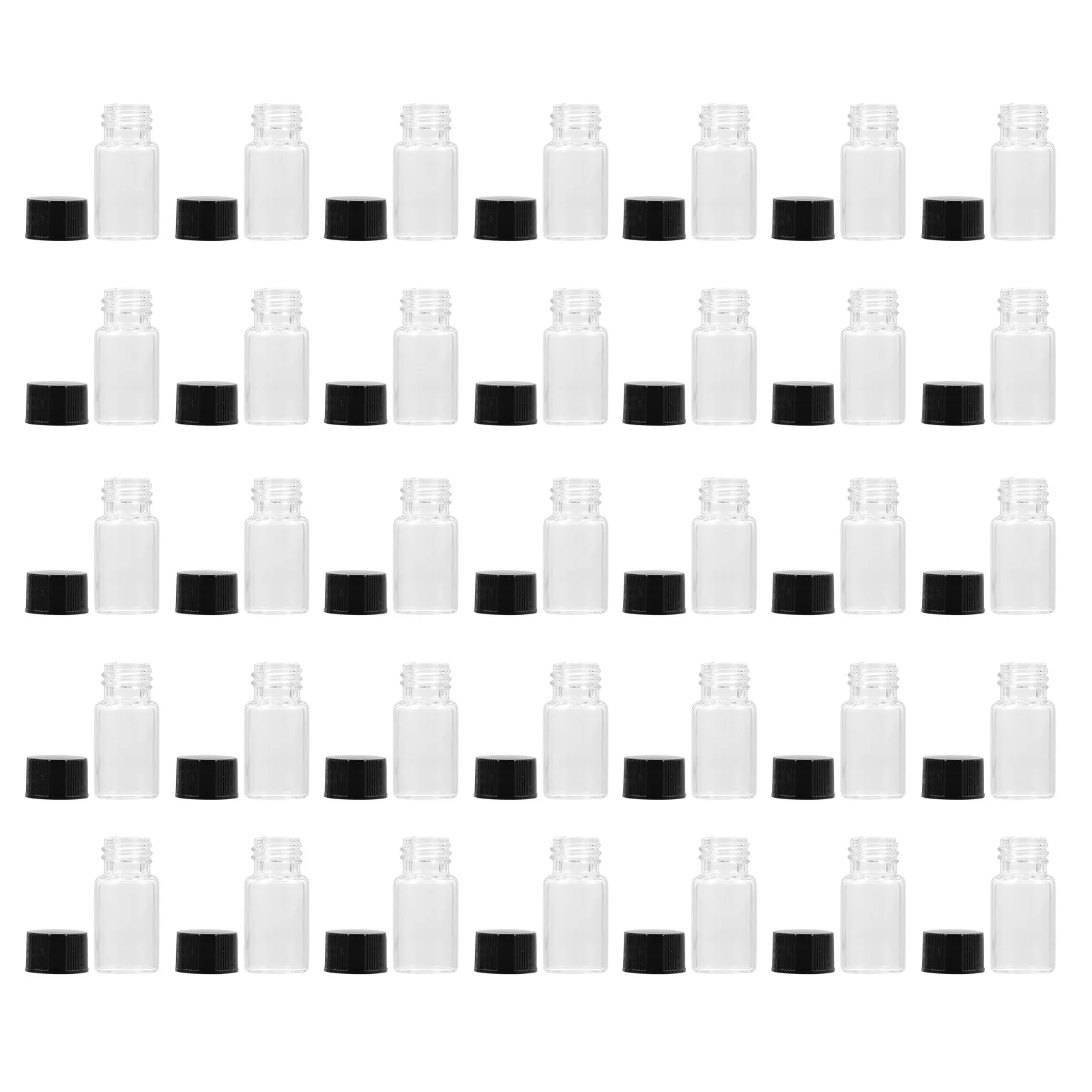 100Pcs Transparent Glass Sample Bottles Small Clear Reagent Bottles for Skin Essential Oil Powder Storage
100Pcs Transparent Glass Sample Bottles Small Clear Reagent Bottles for Skin Essential Oil Powder Storage