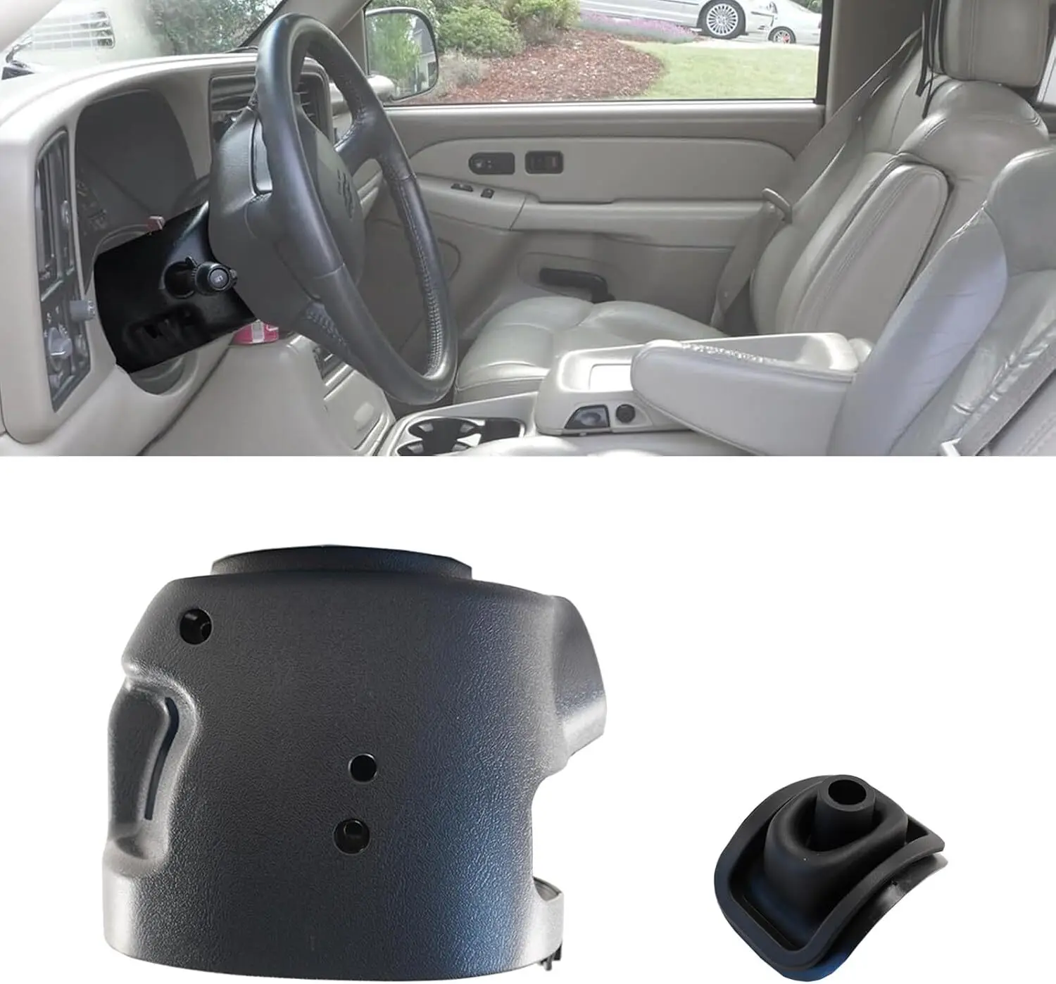 Upper & Lower Steering Column Cover Shroud+Shifter Boot For Chevy GMC 1998-2003 26072993 47106
Upper & Lower Steering Column Cover Shroud+Shifter Boot For Chevy GMC 1998-2003 26072993 47106