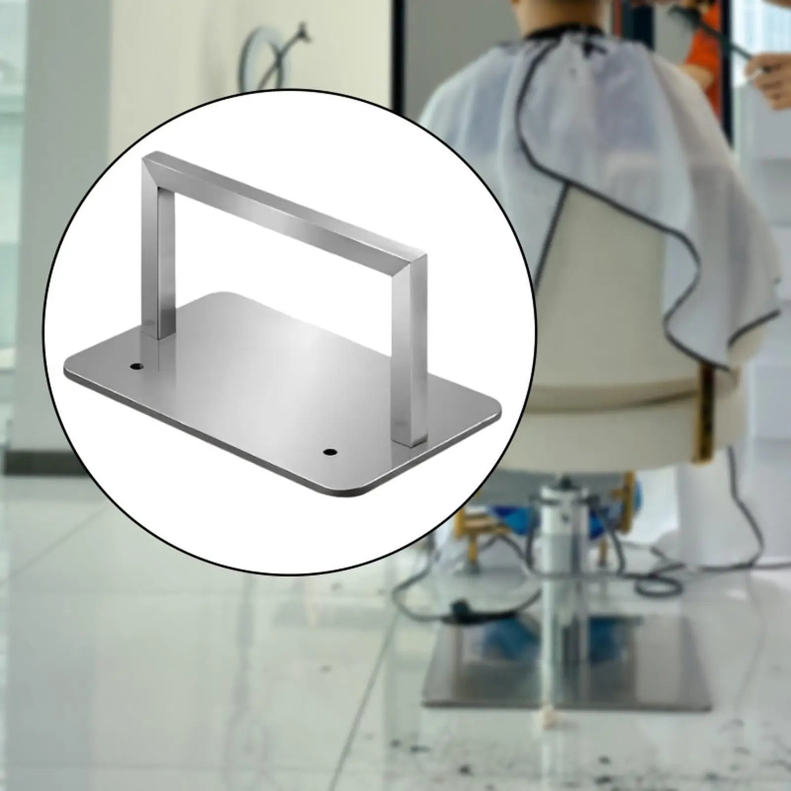 Stainless Steel Foot Rest Beauty SPA Accessory Movable Pedal for Hairdresser
Stainless Steel Foot Rest Beauty SPA Accessory Movable Pedal for Hairdresser