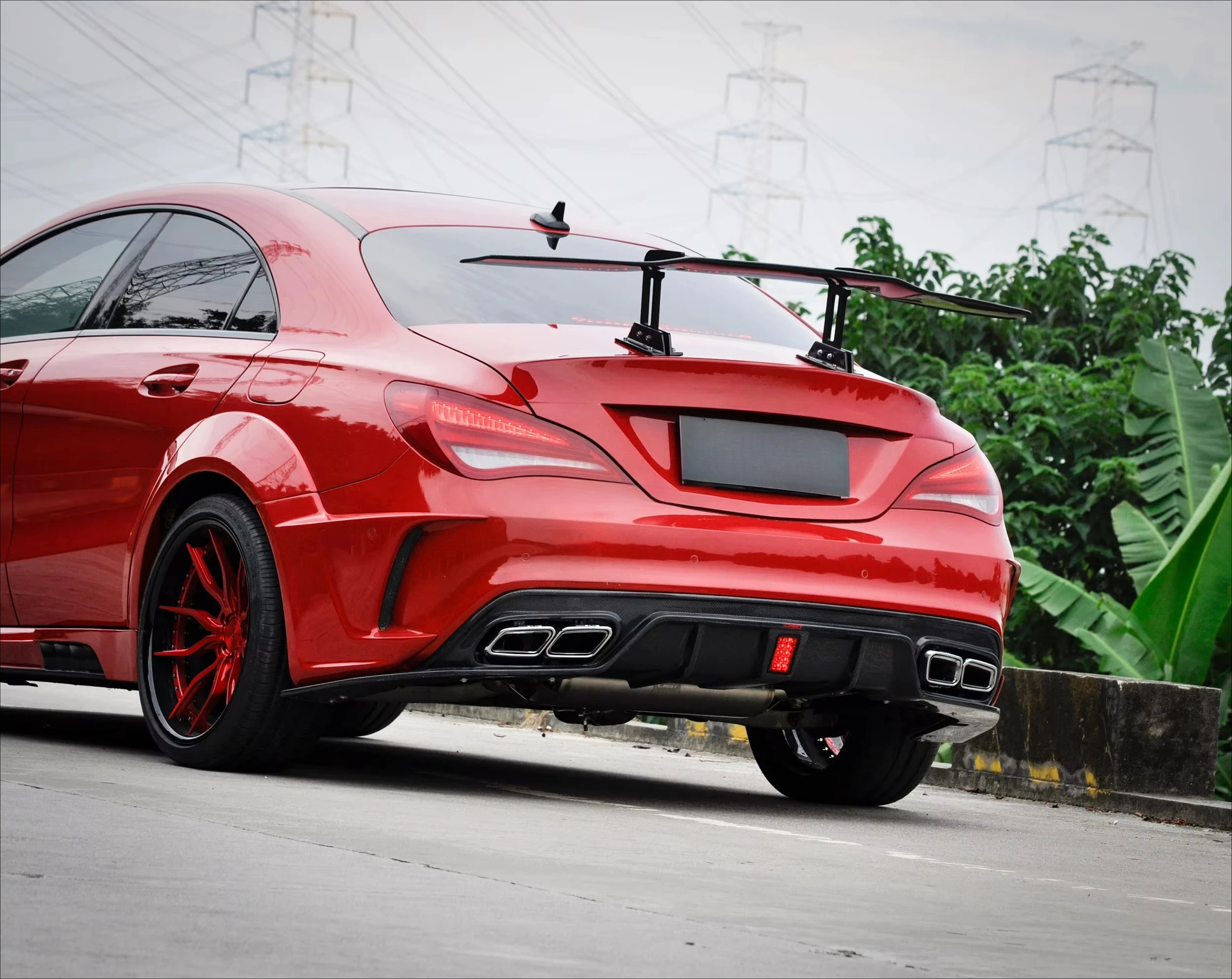 For Benz CLA 220 260 45 C117 2014-16 Rear Wing Spoiler Carbon Fiber Car Body Kits Auto Parts Modification Accessories CMST Style
For Benz CLA 220 260 45 C117 2014-16 Rear Wing Spoiler Carbon Fiber Car Body Kits Auto Parts Modification Accessories CMST Style