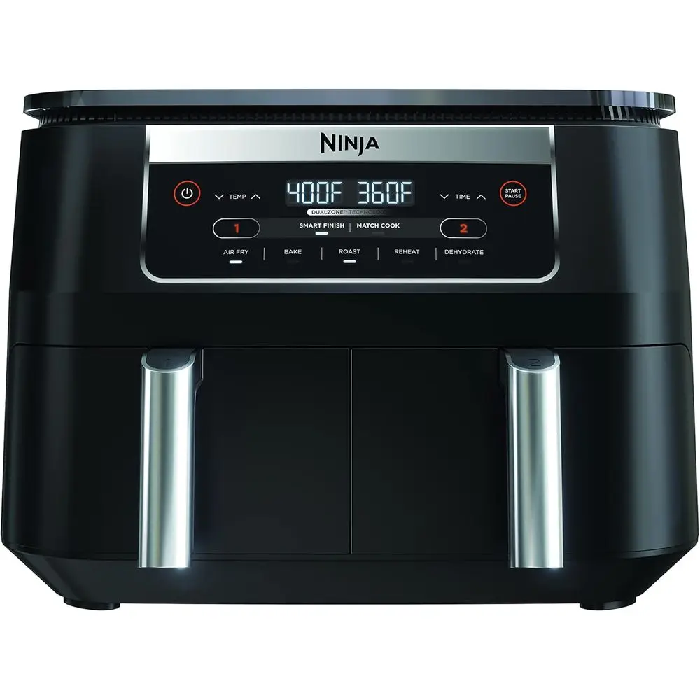 Ninja Foodi DZ090C 5-in-1, 6-qt. 2-Basket Air Fryer with DualZone Technology, Black
Ninja Foodi DZ090C 5-in-1, 6-qt. 2-Basket Air Fryer with DualZone Technology, Black