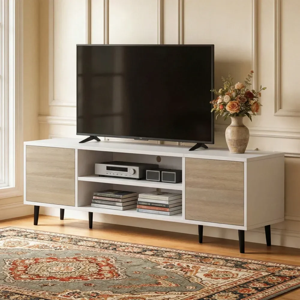 TV Stand Fits To 65 , 58 Inch Entertainment Center, Media Console With Storage Cabinets And Shelves For Living Room, White G
TV Stand Fits To 65 , 58 Inch Entertainment Center, Media Console With Storage Cabinets And Shelves For Living Room, White G