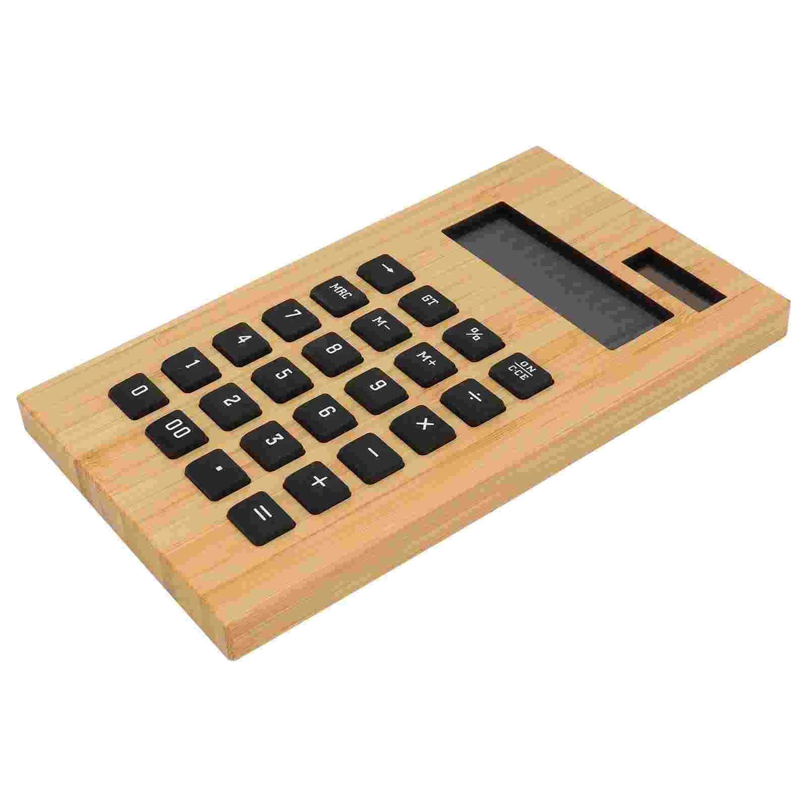 Solar Calculator Simple Office Portable for Calculation Aids Stationery Bamboo Student
Solar Calculator Simple Office Portable for Calculation Aids Stationery Bamboo Student