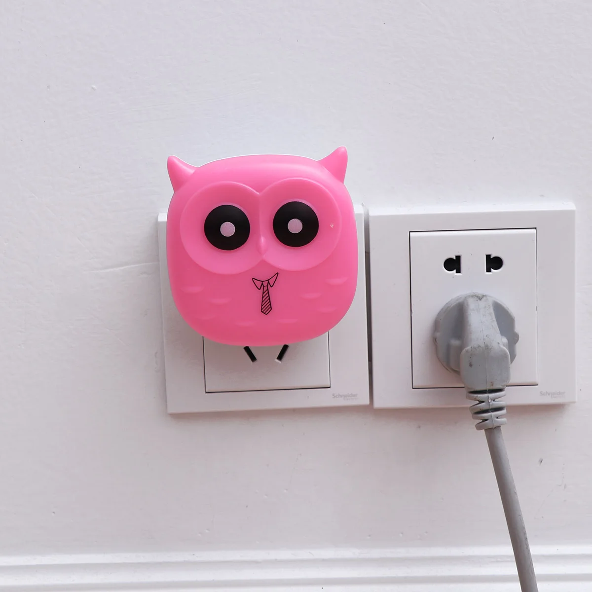 Night Light Owl LED Light Color Night Lamp Nursery Lamp Bedroom Light Home Decoration Baby Bedside for Child Plug (Pink)
Night Light Owl LED Light Color Night Lamp Nursery Lamp Bedroom Light Home Decoration Baby Bedside for Child Plug (Pink)