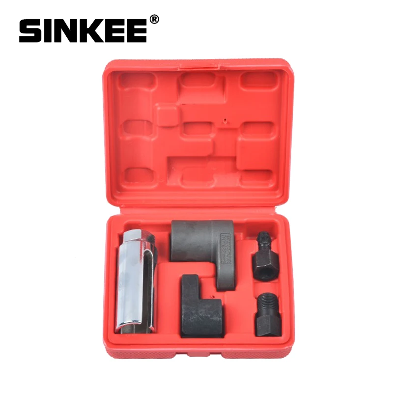 5pcs Oxygen Sensor Wrench for Auto O2 Socket Removal Install Offset Vacuum Sensor Socket Thread Chaser Tool
5pcs Oxygen Sensor Wrench for Auto O2 Socket Removal Install Offset Vacuum Sensor Socket Thread Chaser Tool
