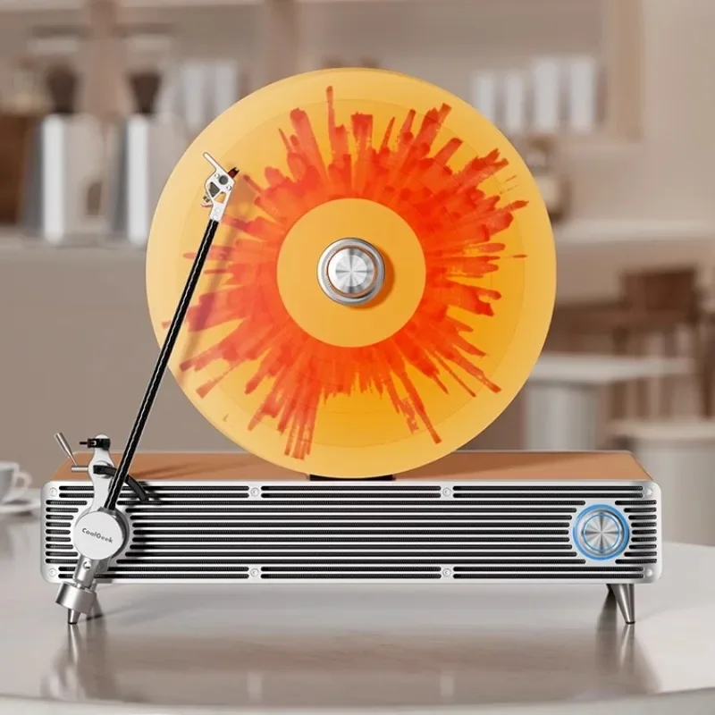 Vinyl record player Bluetooth speaker Vertical integrated retro living room phonograph speaker
Vinyl record player Bluetooth speaker Vertical integrated retro living room phonograph speaker