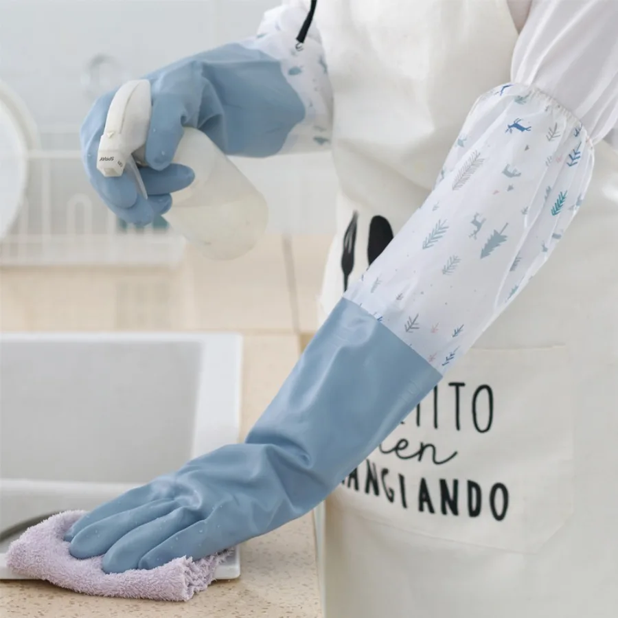 Перчатки для мытья посуды с термофлисовой подкладкой, длинные манжеты, сверхпрочные резиновые кухонные перчатки, женские водонепроницаемые бытовые перчатки для чистки
Перчатки для мытья посуды с термофлисовой подкладкой, длинные манжеты, сверхпрочные резиновые кухонные перчатки, женские водонепроницаемые бытовые перчатки для чистки