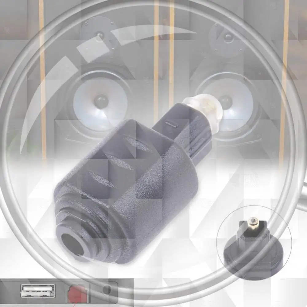 Toslink Male To Mini 3.5mm Toslink Female Optical Fiber Adapter No Signal Loss Optic Adapter Audio Connector Accessories
Toslink Male To Mini 3.5mm Toslink Female Optical Fiber Adapter No Signal Loss Optic Adapter Audio Connector Accessories