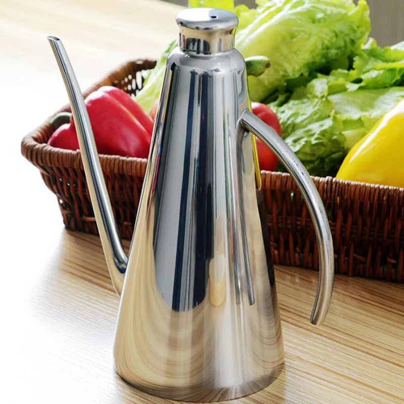 Standard 304 Stainless Steel Olive Oil Vinegar Batcher Can Bottle Pot Kitchen Accessories Cooking Tools 500ml Storage Bottles
Standard 304 Stainless Steel Olive Oil Vinegar Batcher Can Bottle Pot Kitchen Accessories Cooking Tools 500ml Storage Bottles