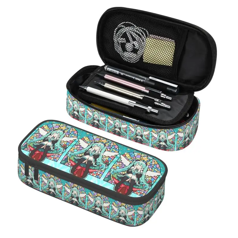 Cute Hatsuned Mikues Cartoon Pencil Cases for Girls Boys Large Capacity Voice Anime Pencil Box Stationery
Cute Hatsuned Mikues Cartoon Pencil Cases for Girls Boys Large Capacity Voice Anime Pencil Box Stationery