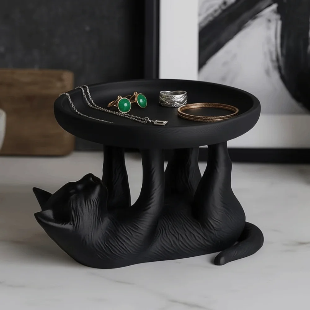 Creative Cat Shape Cat Jewelry Tray Large Capacity INS Jewelry Storage Tray Decoration Save Space Mini Key Tray Desktop Use
Creative Cat Shape Cat Jewelry Tray Large Capacity INS Jewelry Storage Tray Decoration Save Space Mini Key Tray Desktop Use