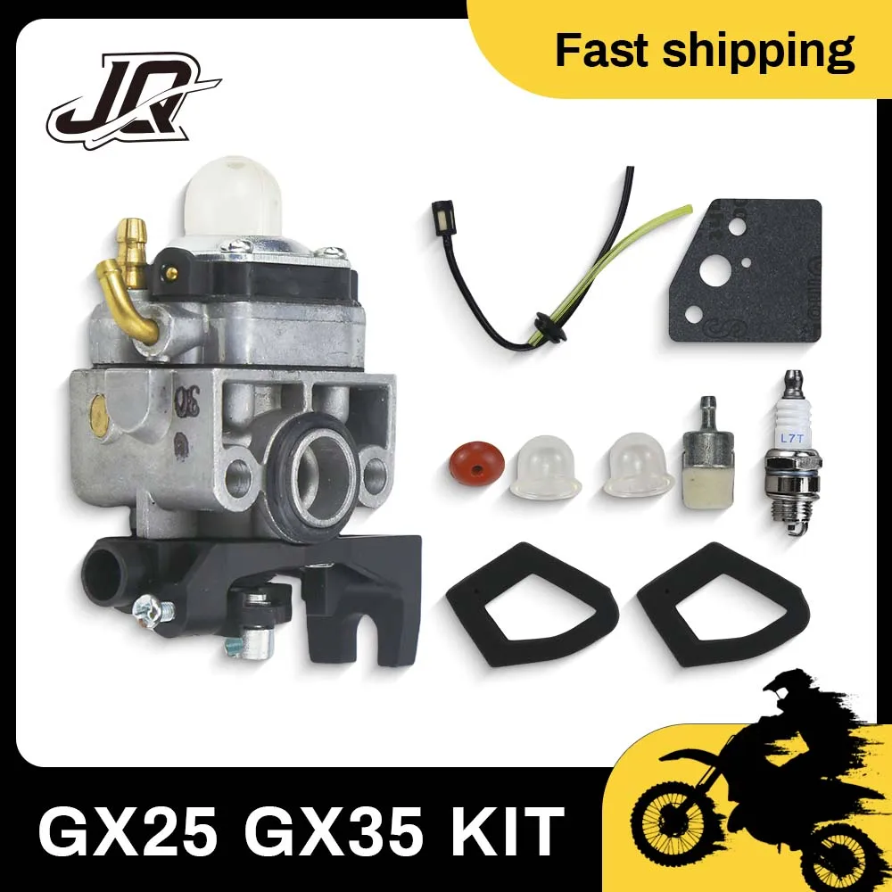 Carburetor Kit for Honda GX25 GX35 HHT35 GX25 FG110 HHT25S WYB-16C 16100-Z0H-053 1.3hp Carb Hedge Trimmer Mower Garden
Carburetor Kit for Honda GX25 GX35 HHT35 GX25 FG110 HHT25S WYB-16C 16100-Z0H-053 1.3hp Carb Hedge Trimmer Mower Garden