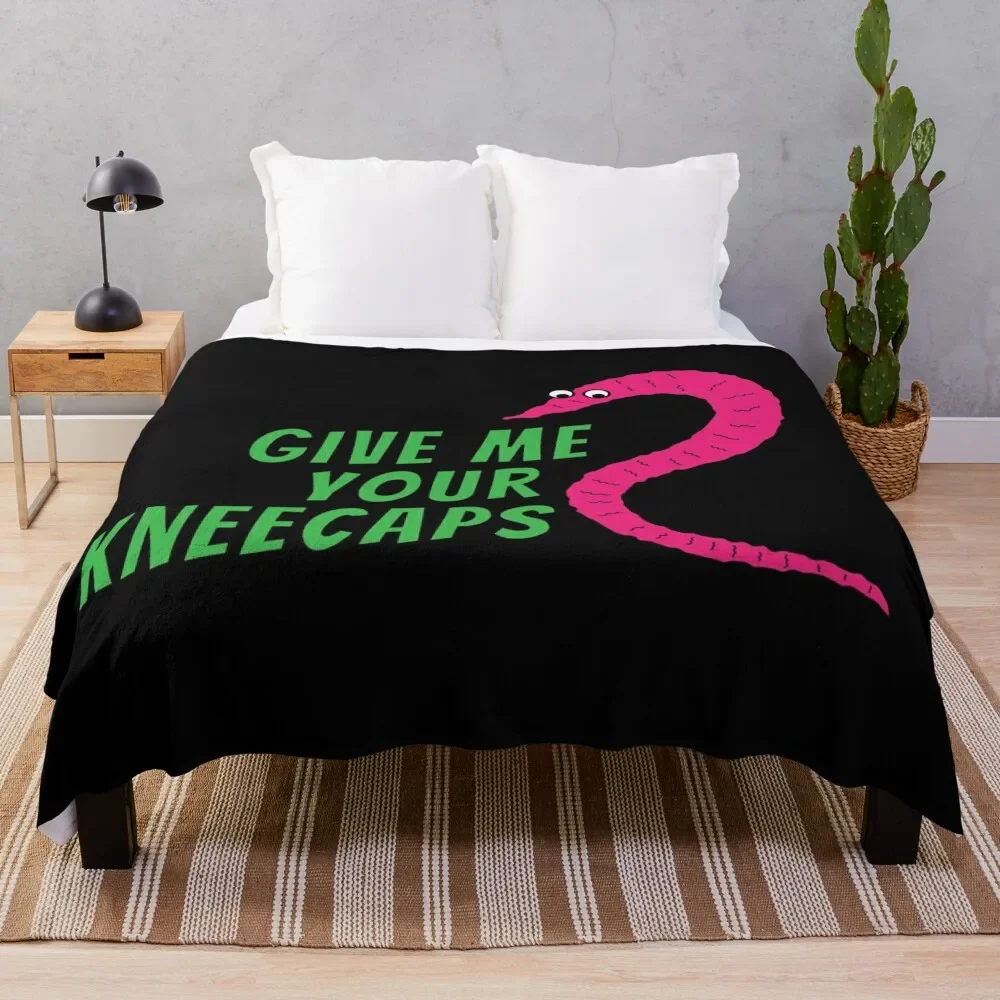 Give Me Your Kneecaps - worm on a string Throw Blanket All Weather Soft Throw Blanket for Sofa
Give Me Your Kneecaps - worm on a string Throw Blanket All Weather Soft Throw Blanket for Sofa