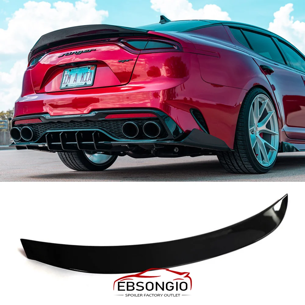 Для Kia Stinger 2018-2025: Глянцевый черный задний спойлер-«утиный хвост» из ABS-пластика, тип Highkick Wing
Для Kia Stinger 2018-2025: Глянцевый черный задний спойлер-«утиный хвост» из ABS-пластика, тип Highkick Wing