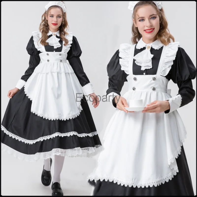 New Women Lolita Dress Party Stage Princess Dresses Anime French Maid Cosplay Costumes With Apron Kawaii Maid Outfit For Girls
New Women Lolita Dress Party Stage Princess Dresses Anime French Maid Cosplay Costumes With Apron Kawaii Maid Outfit For Girls