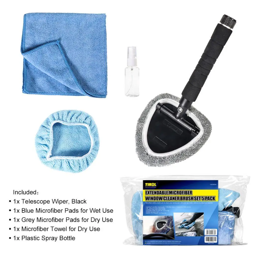 New Windshield Cleaner Wiper Cloth Home Glass Extendable Car Clean Tool
New Windshield Cleaner Wiper Cloth Home Glass Extendable Car Clean Tool