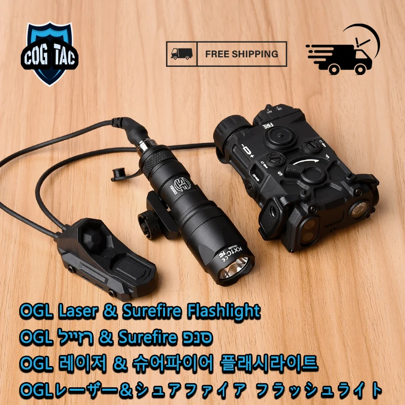 Tactical OGL Red Dot Green Blue IR Laser SF M300A M600C Flashlight Strobe LED Scout Light Dual Remote Switch For Hunting Weapon
Tactical OGL Red Dot Green Blue IR Laser SF M300A M600C Flashlight Strobe LED Scout Light Dual Remote Switch For Hunting Weapon