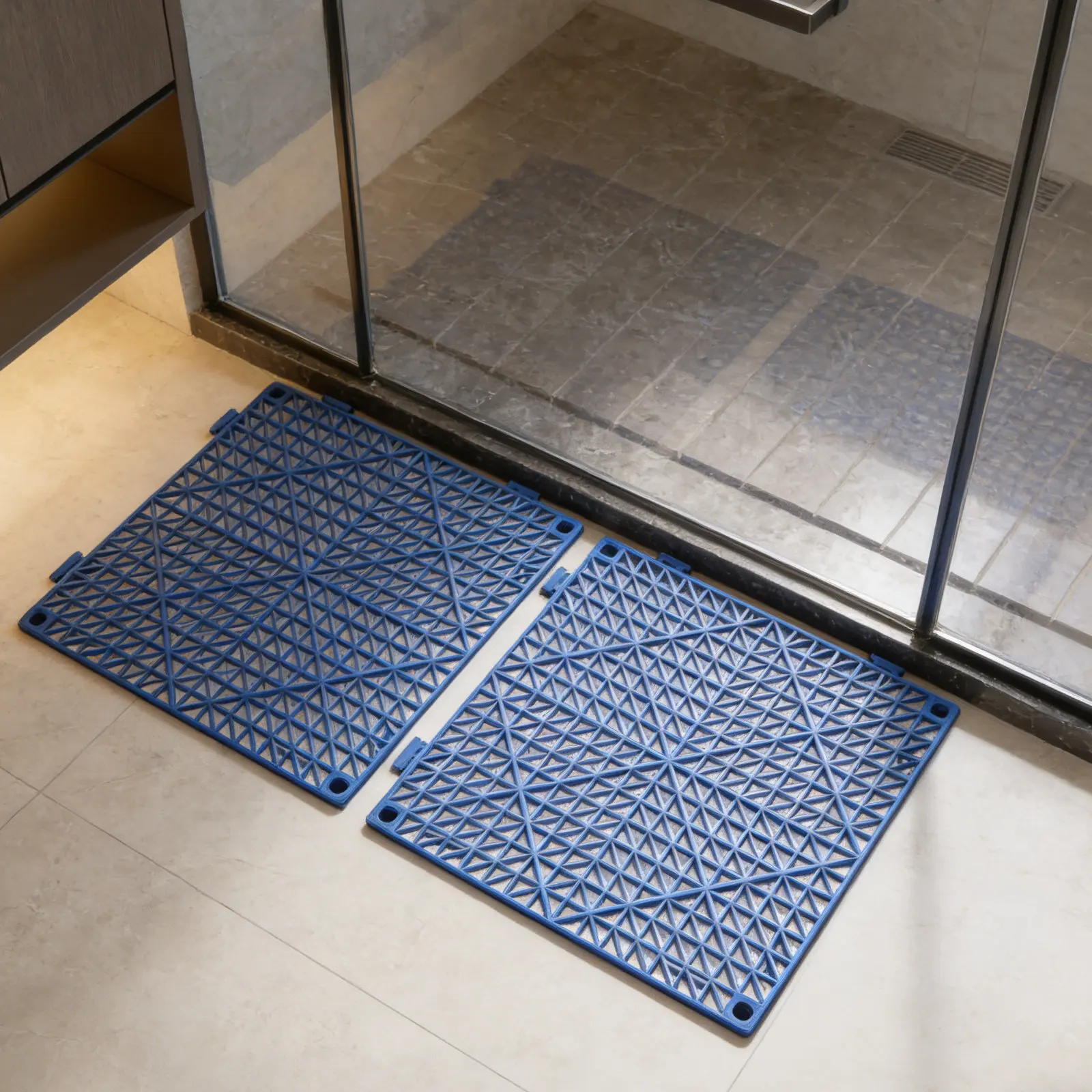 2Pcs Bathroom Non-Slip Drainage Floor Mats Tiles Interlocking Modular Drainage Mat for Shower Pool Deck Garage 30x30cm
2Pcs Bathroom Non-Slip Drainage Floor Mats Tiles Interlocking Modular Drainage Mat for Shower Pool Deck Garage 30x30cm