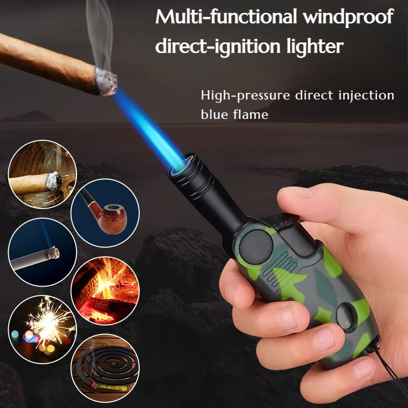 Elbow-shaped Windproof Direct-impact Lighter Fire-irrigation Cigar-specific Spray Gun Portable Outdoor Large-capacity Lighter
Elbow-shaped Windproof Direct-impact Lighter Fire-irrigation Cigar-specific Spray Gun Portable Outdoor Large-capacity Lighter