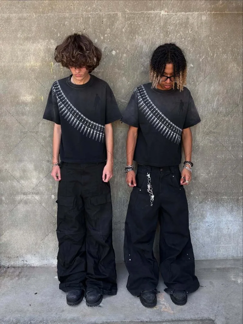 Y2K Harajuku Ретро Уличная одежда Графический топ Мужская готическая панк Повседневная футболка большого размера High Street Хип-хоп Чистый хлопок с короткими рукавами
Y2K Harajuku Ретро Уличная одежда Графический топ Мужская готическая панк Повседневная футболка большого размера High Street Хип-хоп Чистый хлопок с короткими рукавами