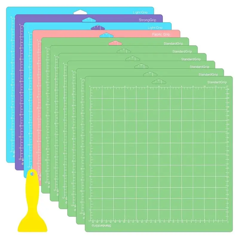 ABFA 10 Pack Cutting Mats -12X12inch Cutting Mats Accessories - Mats For Explore Air 2/ Maker 2/3
ABFA 10 Pack Cutting Mats -12X12inch Cutting Mats Accessories - Mats For Explore Air 2/ Maker 2/3