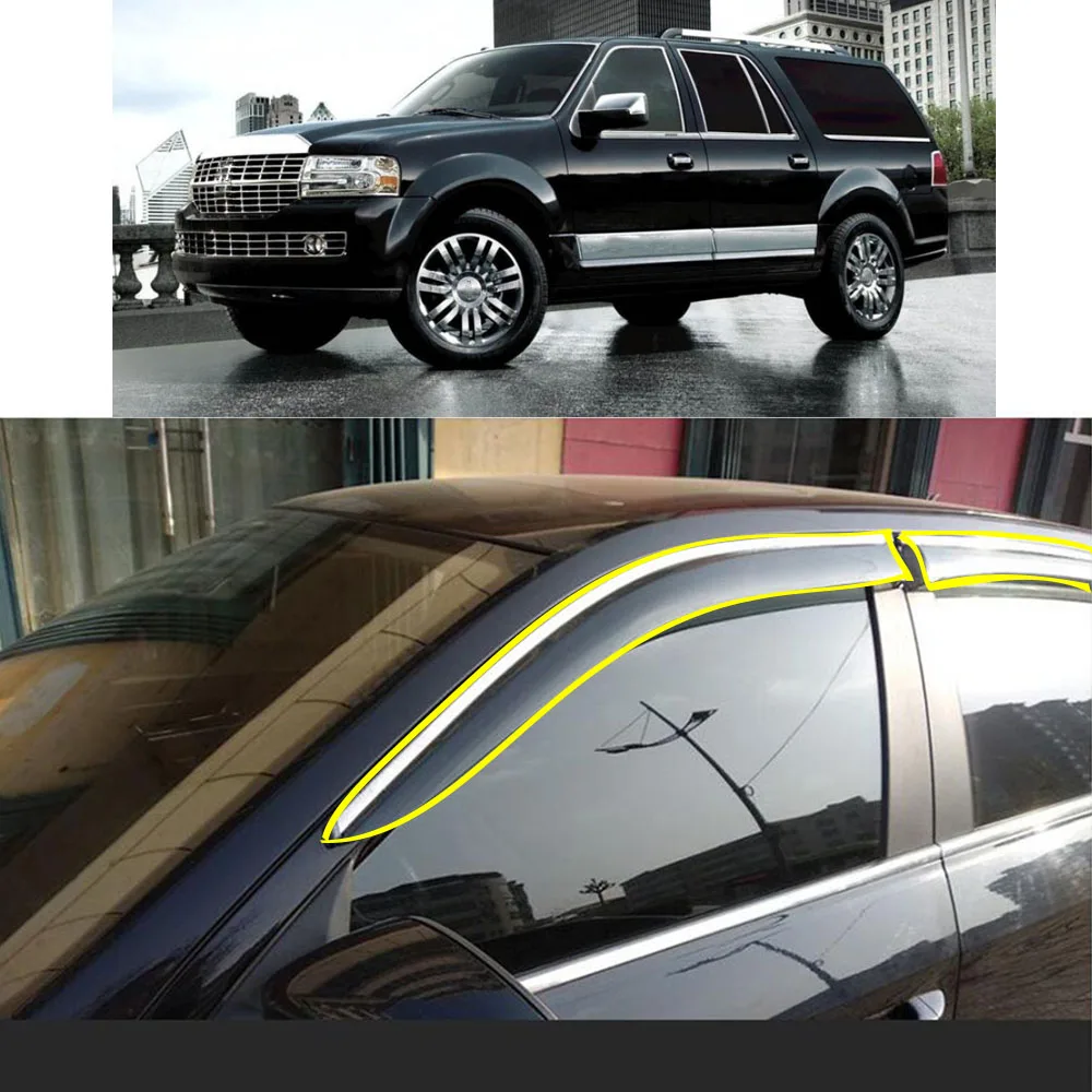 Car Sticker Plastic Window Glass Wind Visor Rain/Sun Guard Vent For Lincoln Navigator 2005 2006 2007-2009 2010 2011-2016 2017
Car Sticker Plastic Window Glass Wind Visor Rain/Sun Guard Vent For Lincoln Navigator 2005 2006 2007-2009 2010 2011-2016 2017
