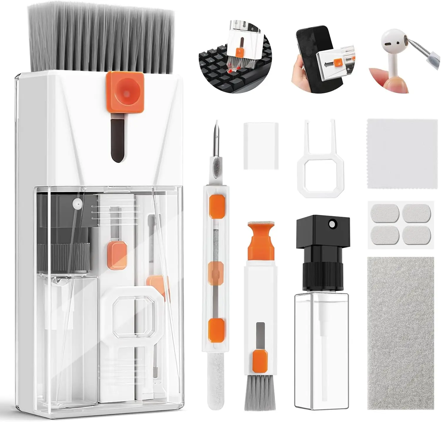 All-in-One Cleaning Kit for Keyboards, Laptops, Phones, and Earbuds
All-in-One Cleaning Kit for Keyboards, Laptops, Phones, and Earbuds