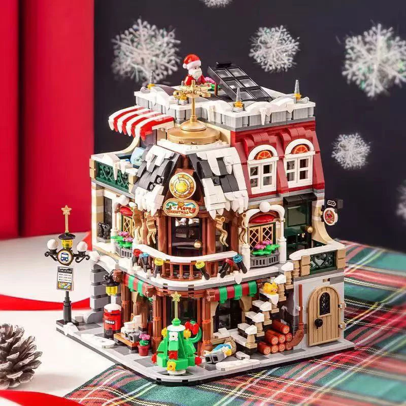 LOZ Christmas architectural models, building blocks toys street scene gingerbread house ornaments, children's holiday gifts
LOZ Christmas architectural models, building blocks toys street scene gingerbread house ornaments, children's holiday gifts