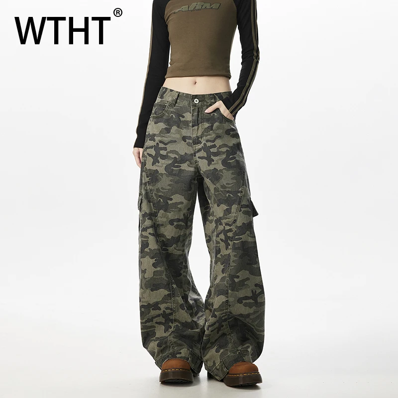 WTHT Fashion Men's Camouflage Spliced Pockets Cargo Denim Pant Vintage Casual High-waisted Straight Jean Male 2025 Autumn 2A1505
WTHT Fashion Men's Camouflage Spliced Pockets Cargo Denim Pant Vintage Casual High-waisted Straight Jean Male 2025 Autumn 2A1505