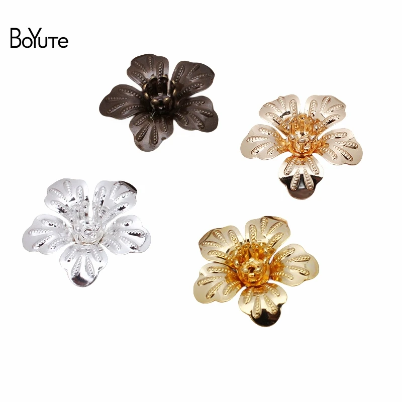 BoYuTe (100 Pieces/Lot) 20MM Metal Brass Flower Materials Factory Supply Diy Handmade Jewelry Accessories
BoYuTe (100 Pieces/Lot) 20MM Metal Brass Flower Materials Factory Supply Diy Handmade Jewelry Accessories