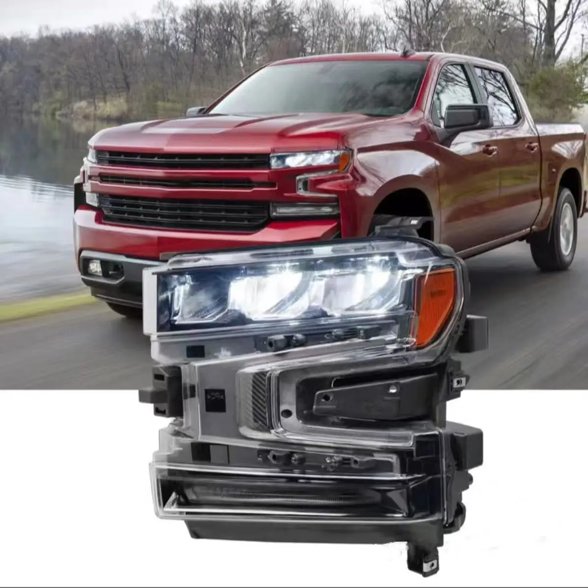 Автомобильные лампы, фонарь, передняя фара для 2019 2022 2023 Chevrolet Silverado 1500
Автомобильные лампы, фонарь, передняя фара для 2019 2022 2023 Chevrolet Silverado 1500