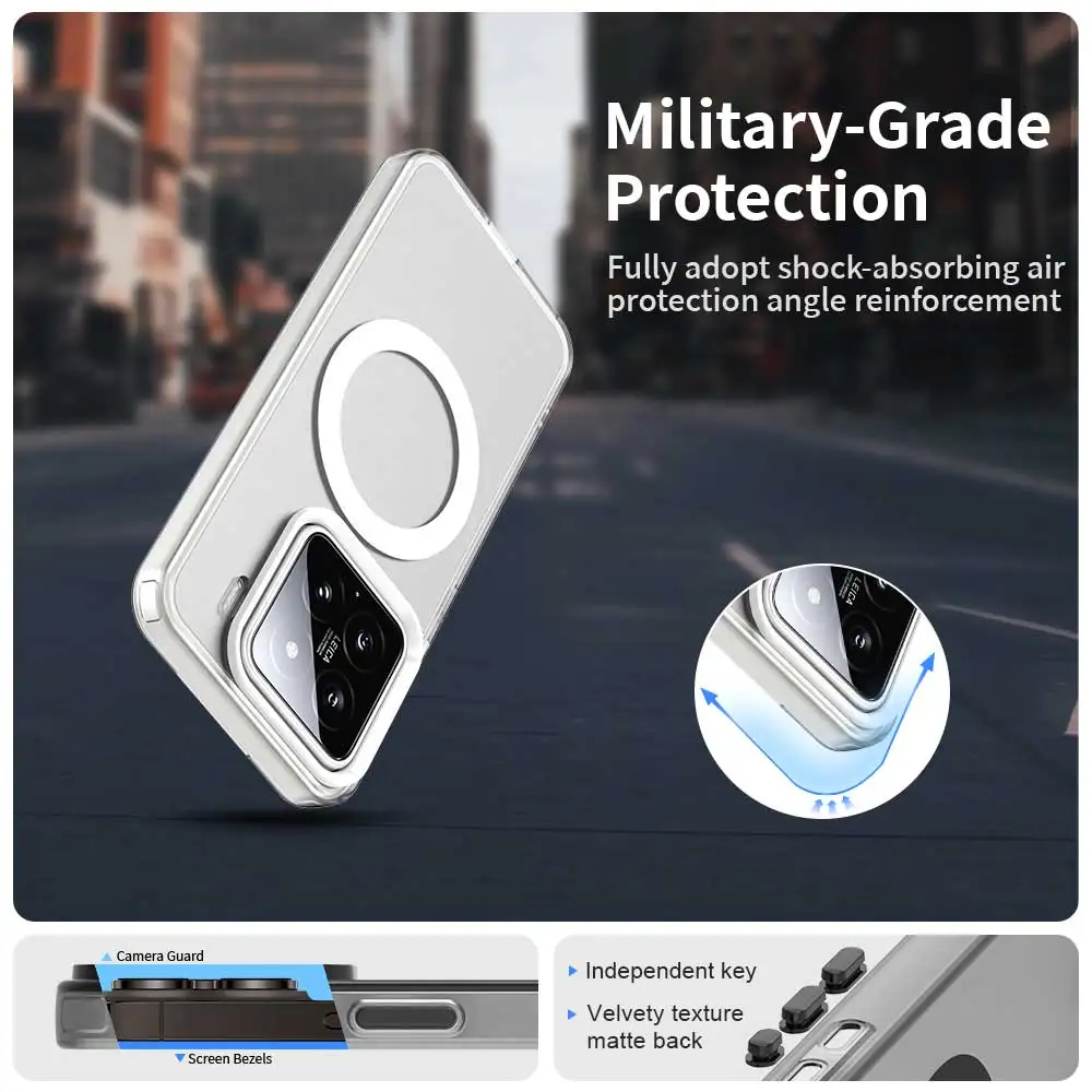 For Xiaomi 15 15 Pro Candy Series Ultra-thin Anti-Drop, Shockproof and Anti-Fingerprint Magnetic Matte Phone Case
For Xiaomi 15 15 Pro Candy Series Ultra-thin Anti-Drop, Shockproof and Anti-Fingerprint Magnetic Matte Phone Case